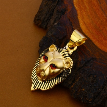 22 carat gold lion gents pendants RH-GP587