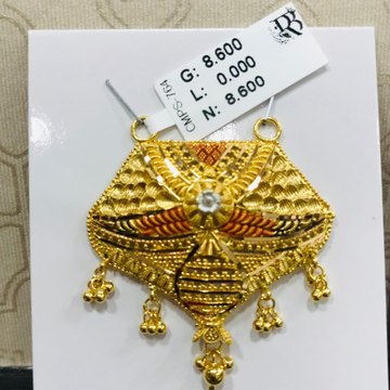 22 carat gold ladies mangalsutra RH-MN758