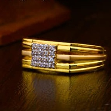 916 Gold Gents Ring 0010