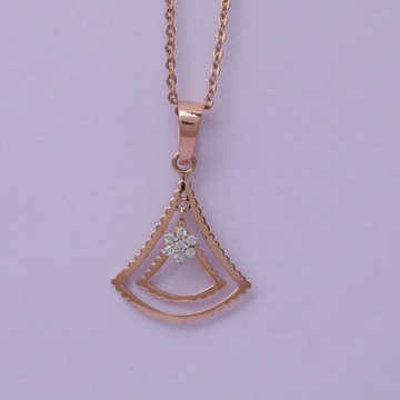 18 carat gold real daimonds ladies pendants RH-LP9...