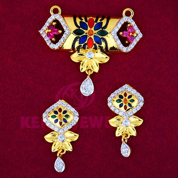 916 Gold Mangalsutra Pendal with Butti MSP-006