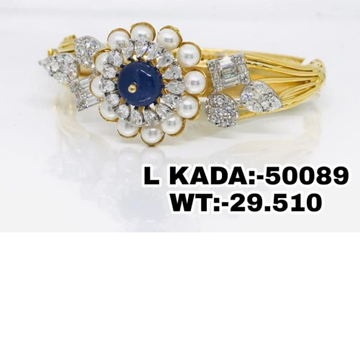916 Gold Premium Classic Ladies Kada Brasclet RH-L...