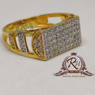 22 carat gold dimond gents rings RH-GR894