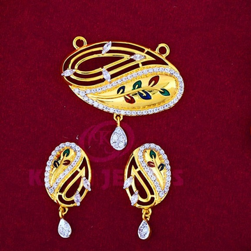 916 Gold Mangalsutra Pendal with Butti MSP-008