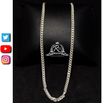 92.5 silver sterling new layering gents chain rh-C...