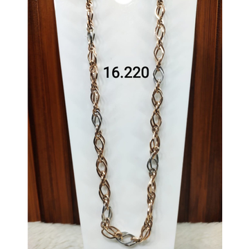 18 carat rose gold traditional gents chain RH-GC70...