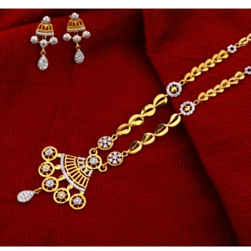 22 carat gold designer ladies chain necklace set R...