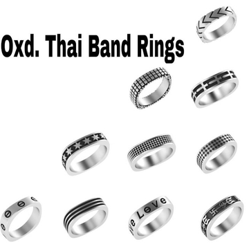 925 starling silver thai band oxdised rings RH-925...