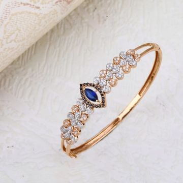 18 carat rose gold fancy kada bracelet RH-LB611