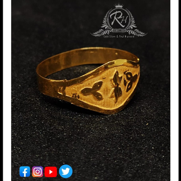 22 carat gold for kids rings RH-KR363