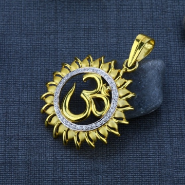 22 carat gold men's exclusive om pendants RH-GP571