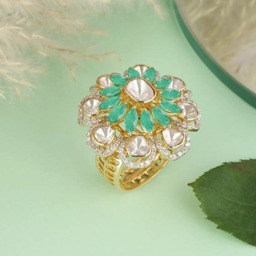 22 carat gold Turquoise Flower Design ladies rings...