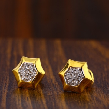 22 carat gold hallmark exclusive ladies earrings R...