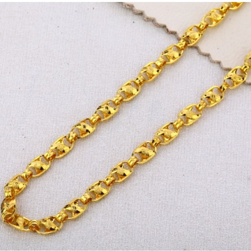 22 carat gold men hallmark choco chain RH-GC727