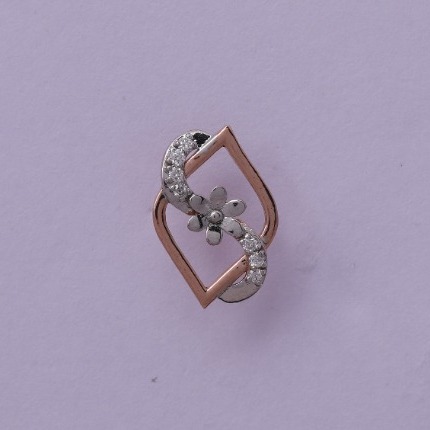 18 carat gold real daimonds ladies earrings RH-LE960
