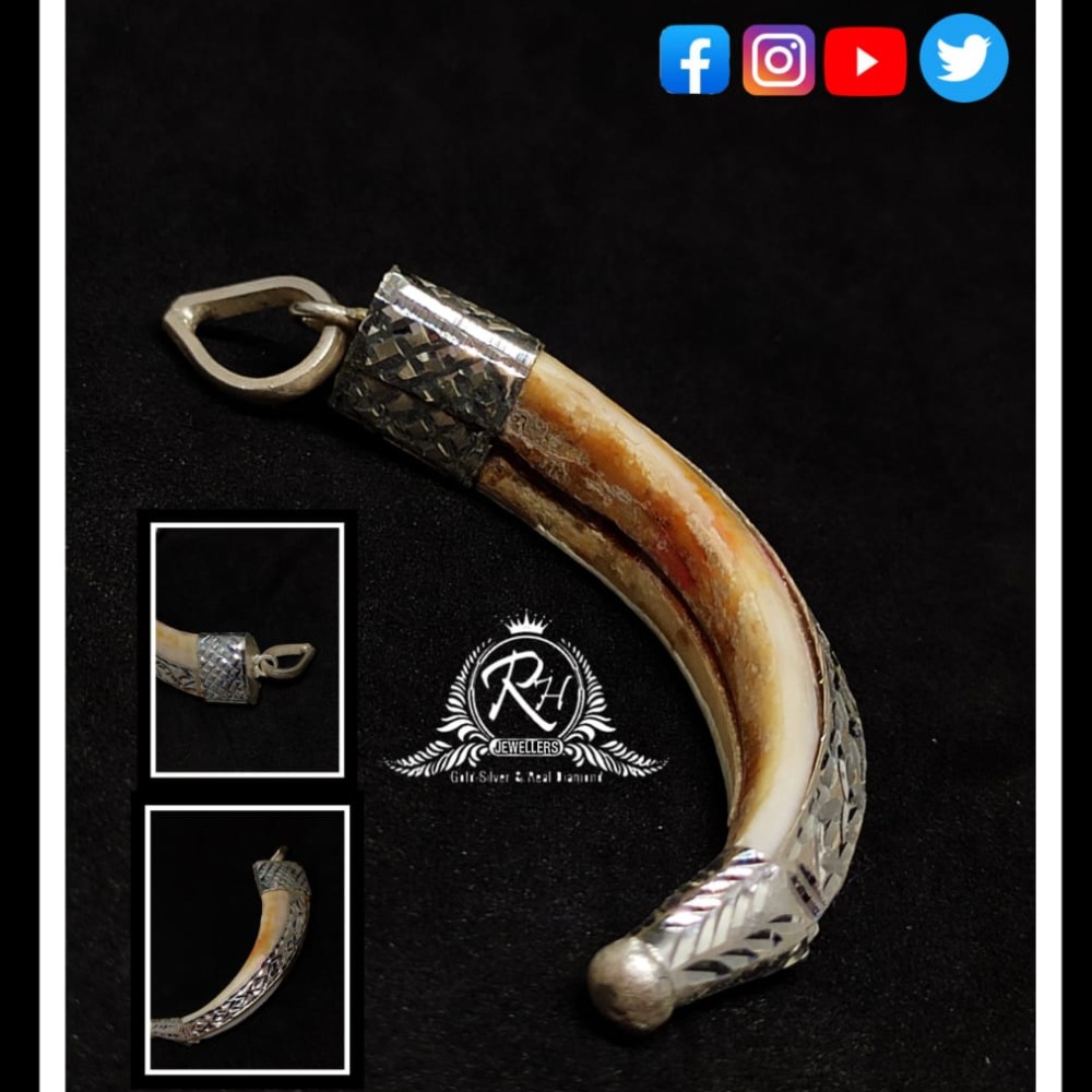 silver elephant teeth pandel RH-PN303