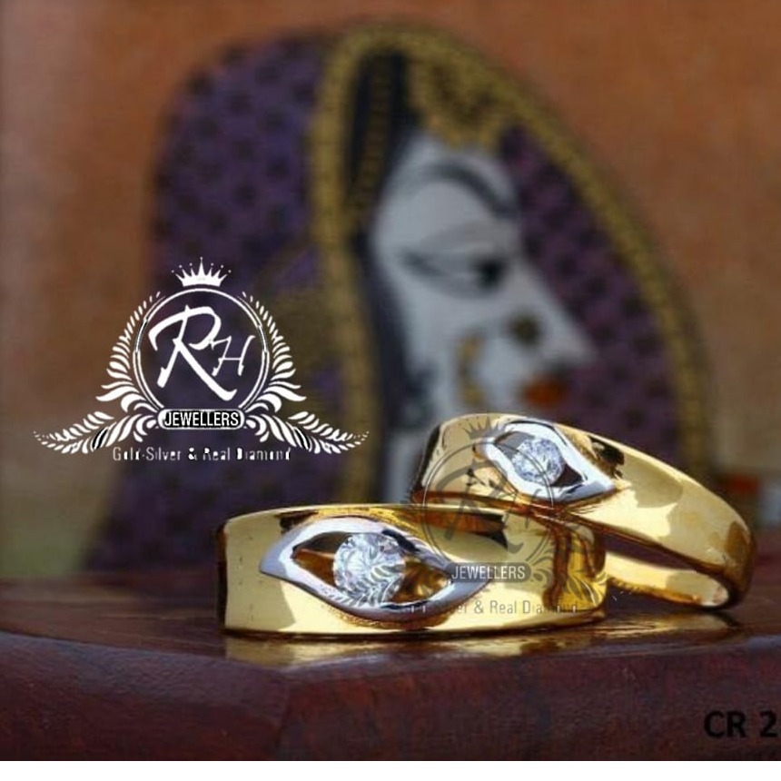22 carat gold classic couple rings RH-CR811