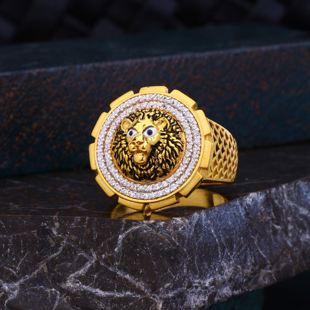 New Fancy Design Gold Ring For Men
