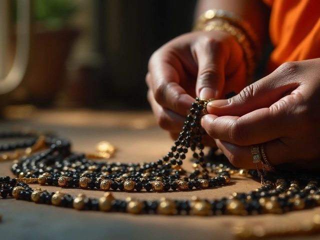 Understanding Black Beads in Mangalsutra Designs