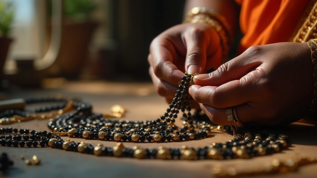 Understanding Black Beads in Mangalsutra Designs