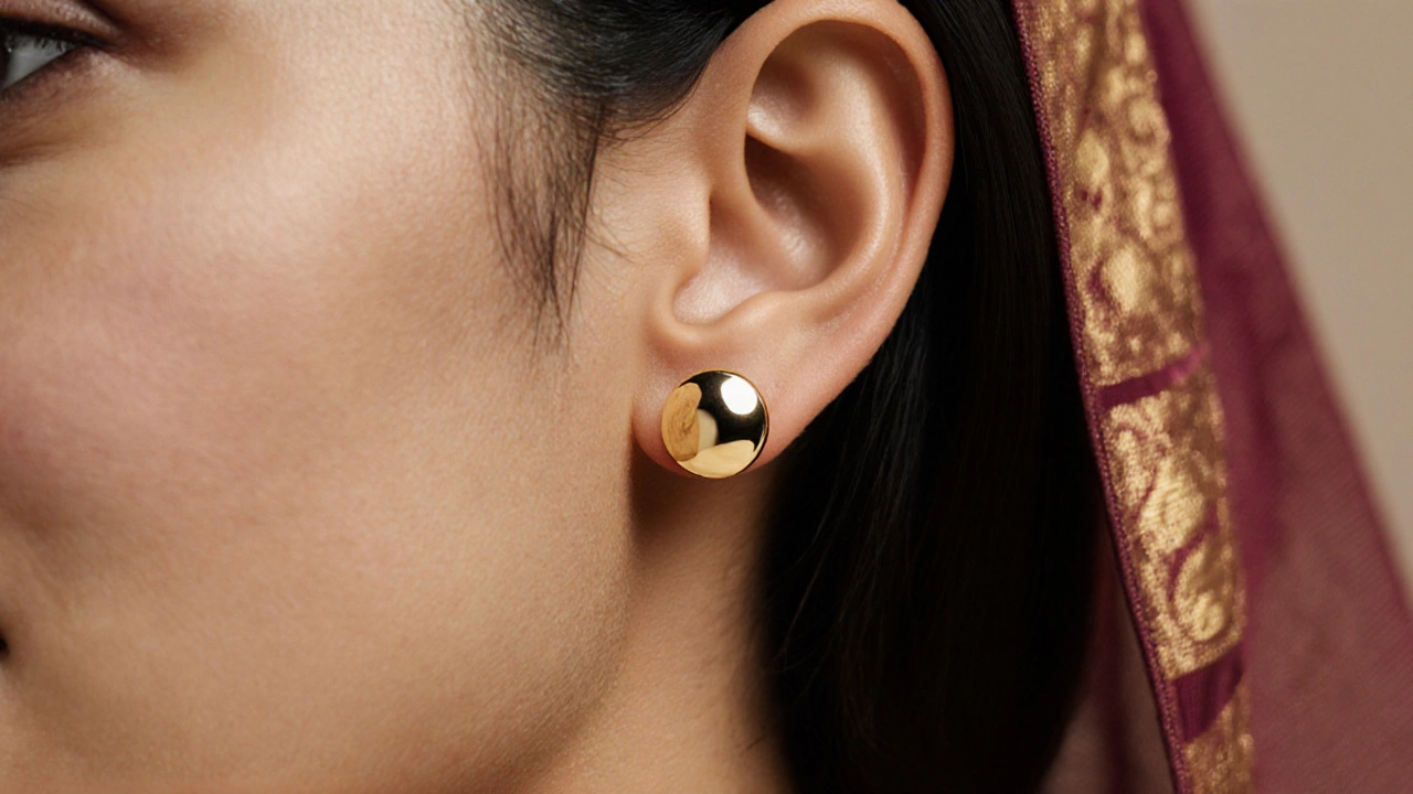 What Is the Most Common Stud Pattern in Gold Jewelry?
