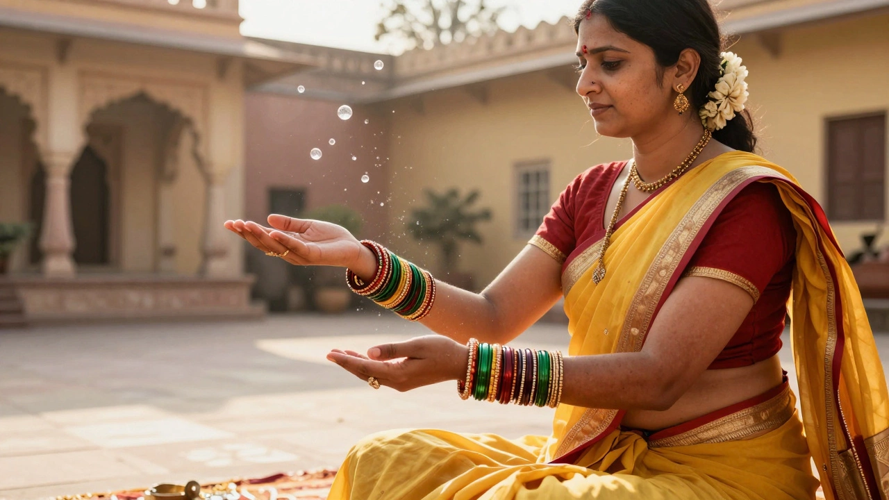 How Many Bangles Should a Married Woman Wear in Traditional Indian Culture?