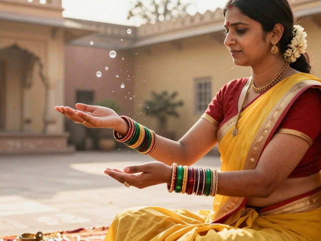 How Many Bangles Should a Married Woman Wear in Traditional Indian Culture?