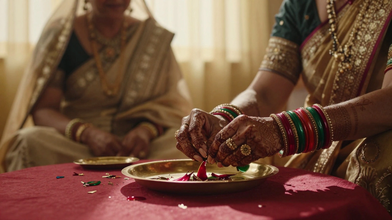 What Is the Tradition of Breaking Bangles in Indian Weddings?