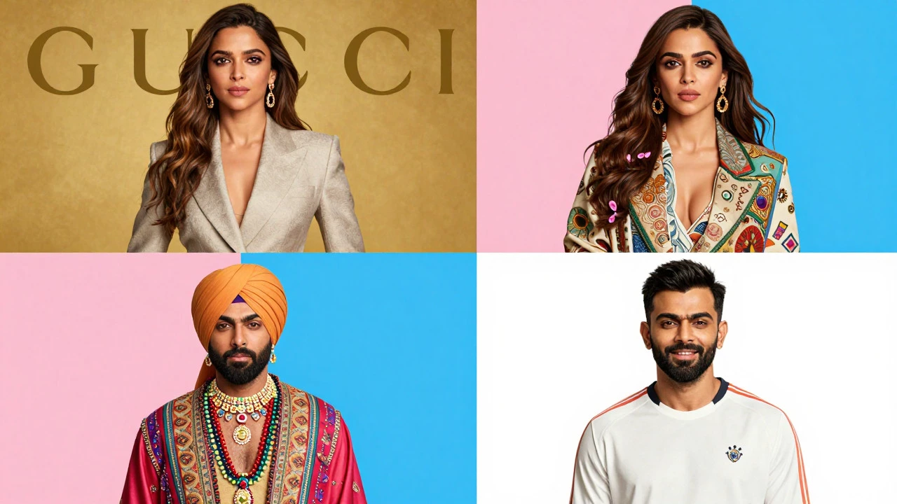 Four Indian celebrities in Gucci styles